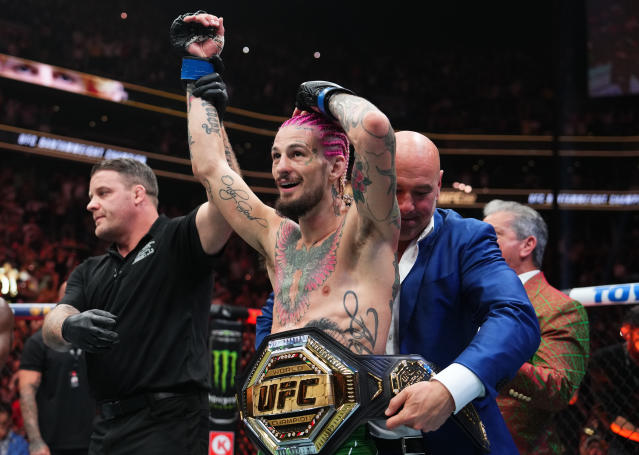 Sean O'Malley gets his hand raised and becomes the UFC Bantamweight champion.